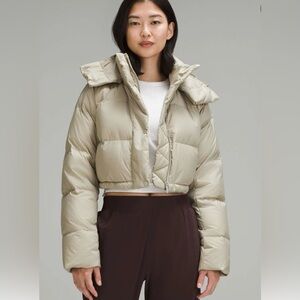 Lululemon Super crop Wonderpuff jacket